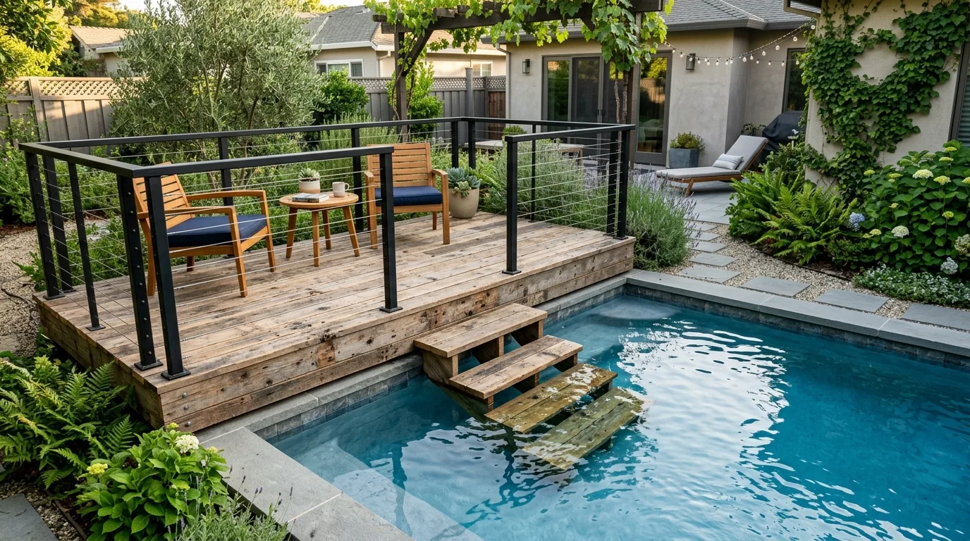 Wider Deck Edge for Lounging